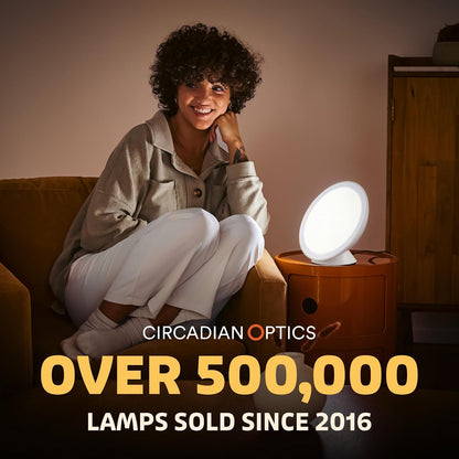 Lampu 10,000 Lux Light Therapy Lamp | Seen on Shark Tank | Sun Lamp for Seasonal Blues | Ultra Bright White Light Therapy | 10,000 LUX | Uv-Free | Full-Spectrum | Top of the Line