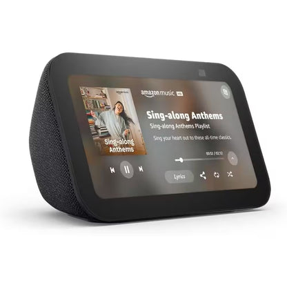 Echo Show 5 (3Rd Gen), Smart Display with Deeper Bass and Clearer Sound, Charcoal