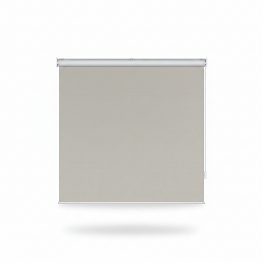 Motorized Blinds with Remote APP Control Blackout Roller Shades for Indoor Windows (Cross Texture White, 34" W X 72" H)