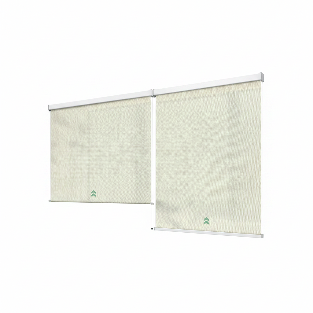 Motorized Outdoor Shades, Electric Retractable Patio Screens, 7X8 FT | Motorized Outdoor Blinds for Porch, Balcony, Smart outside Window Shade with Remote & App Control, Waterproof, 3% Openness