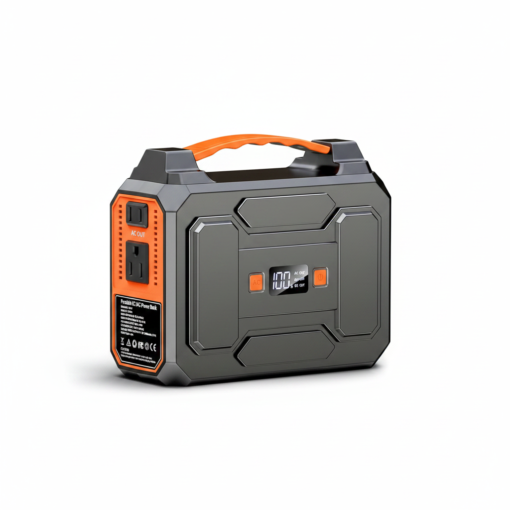 Solar Powered Generator 100W, Portable Power Station with Solar Panels 40W | 146Wh Solar Power Bank with AC Outlet,Usb A,USB C, DC Output, Small Solar Generator for Home Use Outdoor Camping RV Van Trip